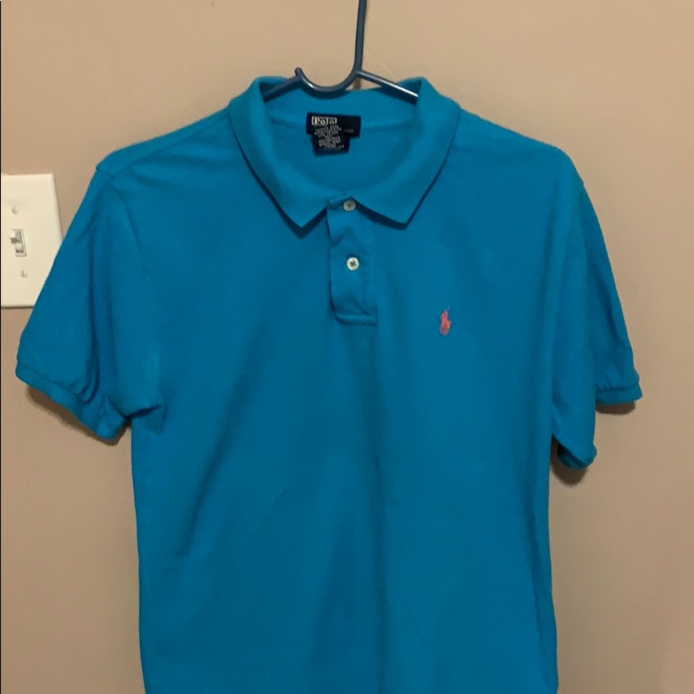 Men’s Ralph Lauren polo.